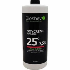 Bioshev Oxycreme Developer Aloe Extract 25vol - 1000ml
